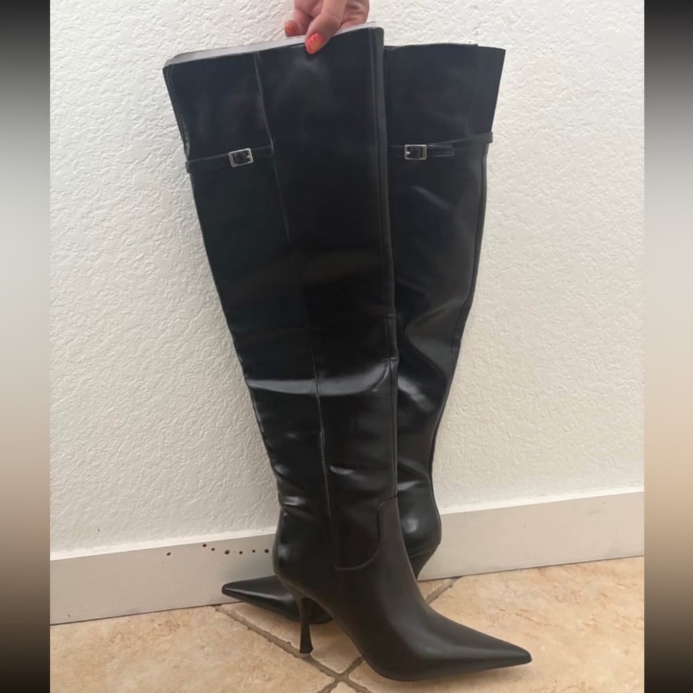 Steve Madden thigh high boots!